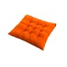 Coussin salon de jardin - coussin orange doux